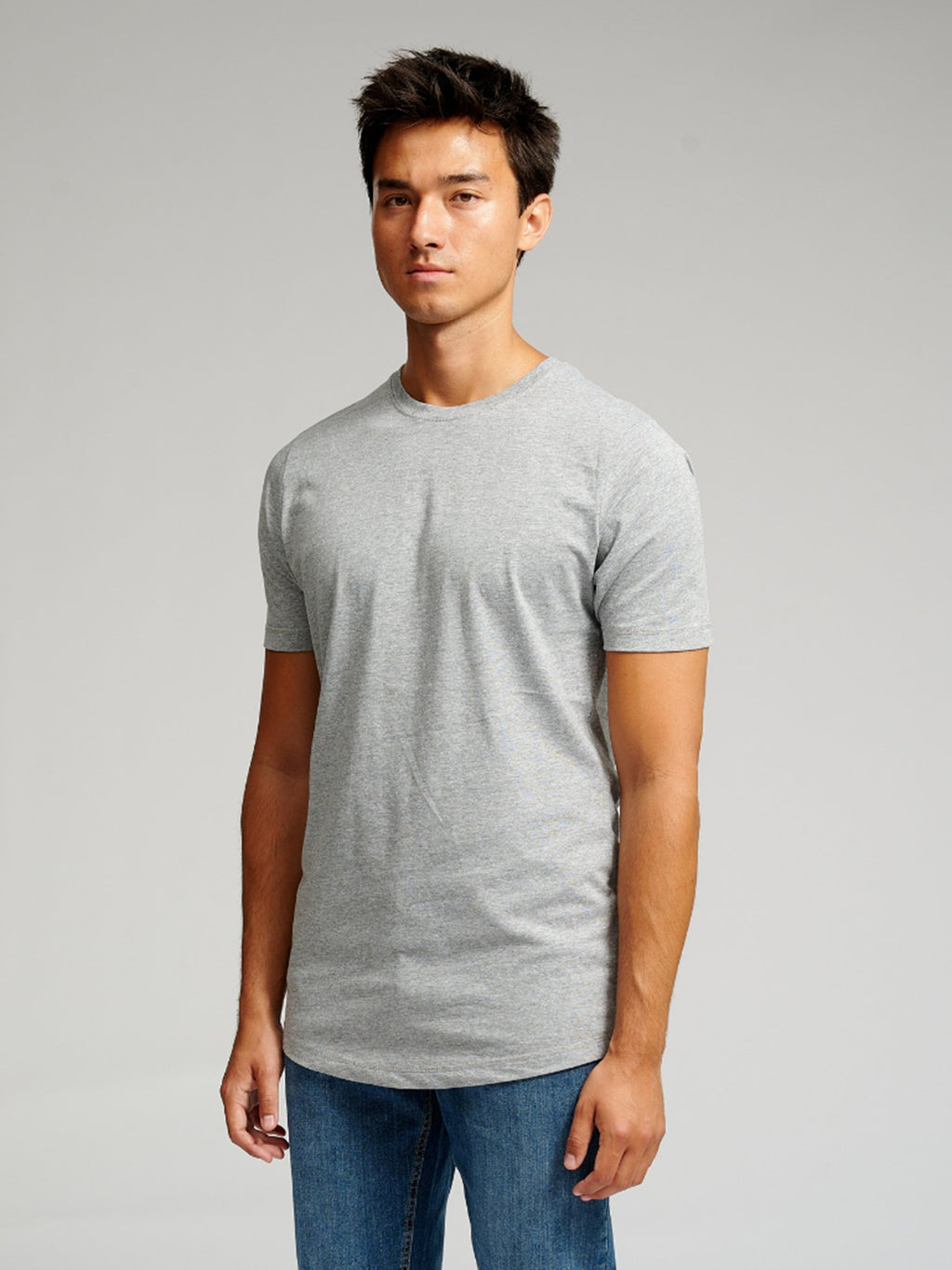 Long T -shirt - Grey Melange