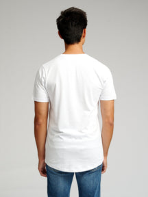 Long T -Shirt - Λευκό