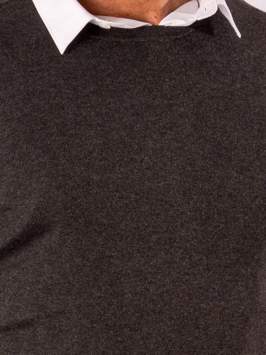 Lucas Knit o -neck - σκούρο γκρι