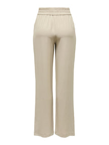 Lucy-Laura ευρύ Pants - Oxford Tan