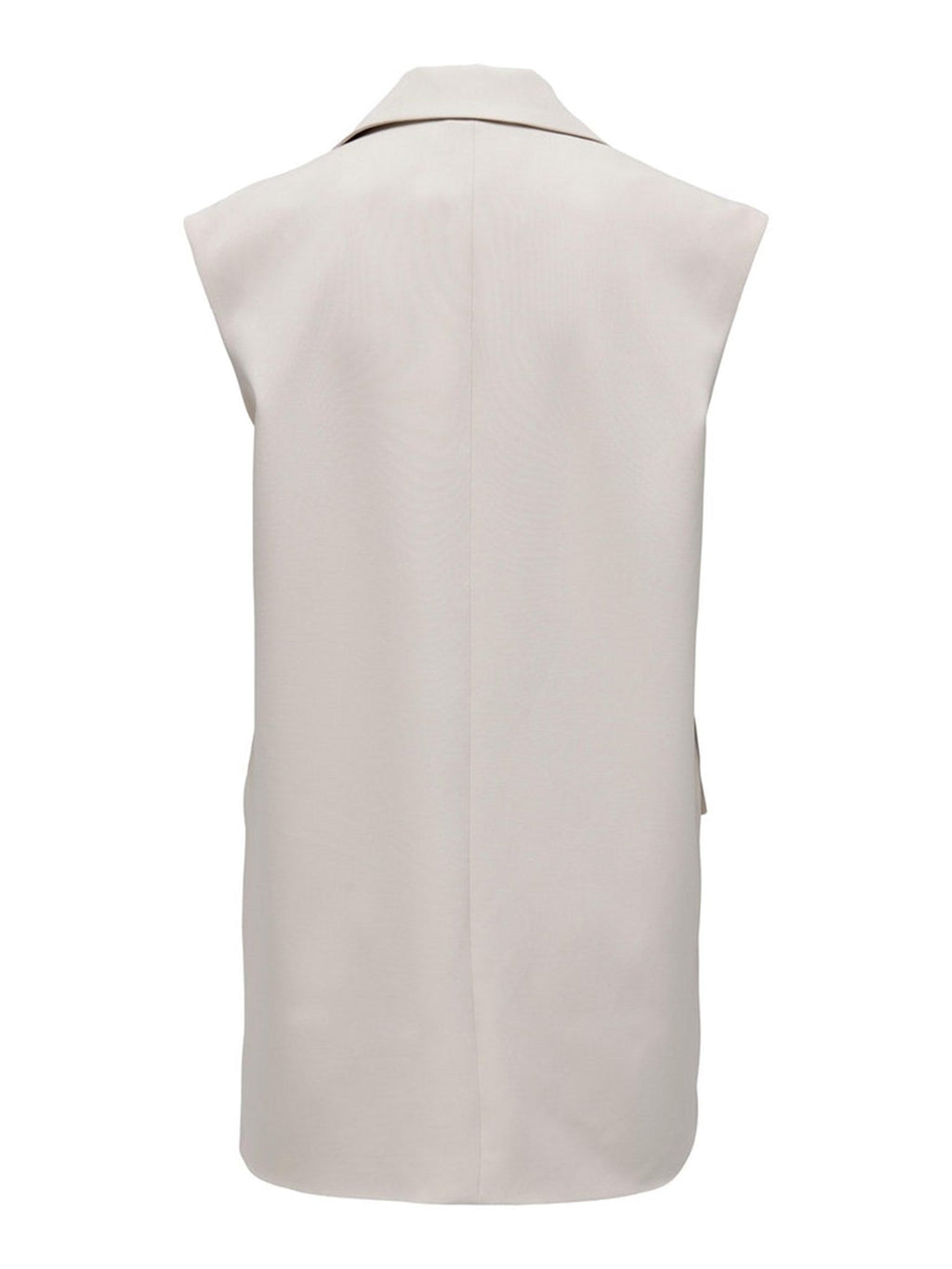 Maia Long Vest - Pumice Stone