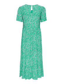 Malle Midi Dress - Floral Green