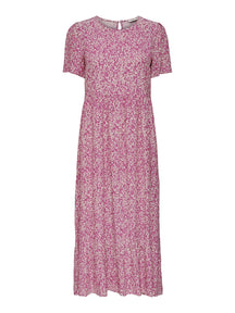Malle Midi Dress - ανθισμένο ροζ