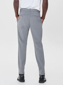 Mark Pants - Light gray (stretch pants)