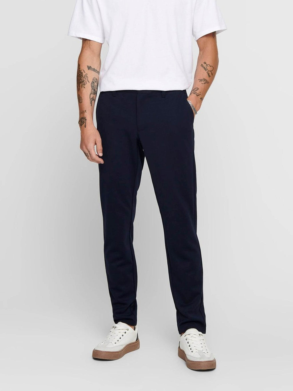 Mark Pants - Navy (stretch pants)