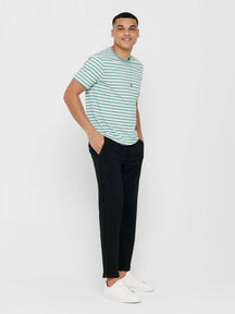 Mark Pants Side zip - Black