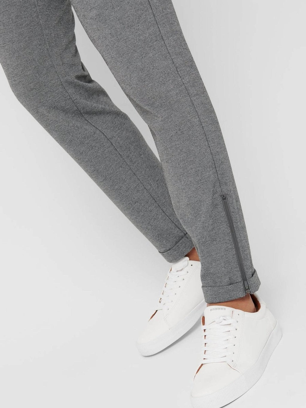 Mark Pants Side zip - Light Gray