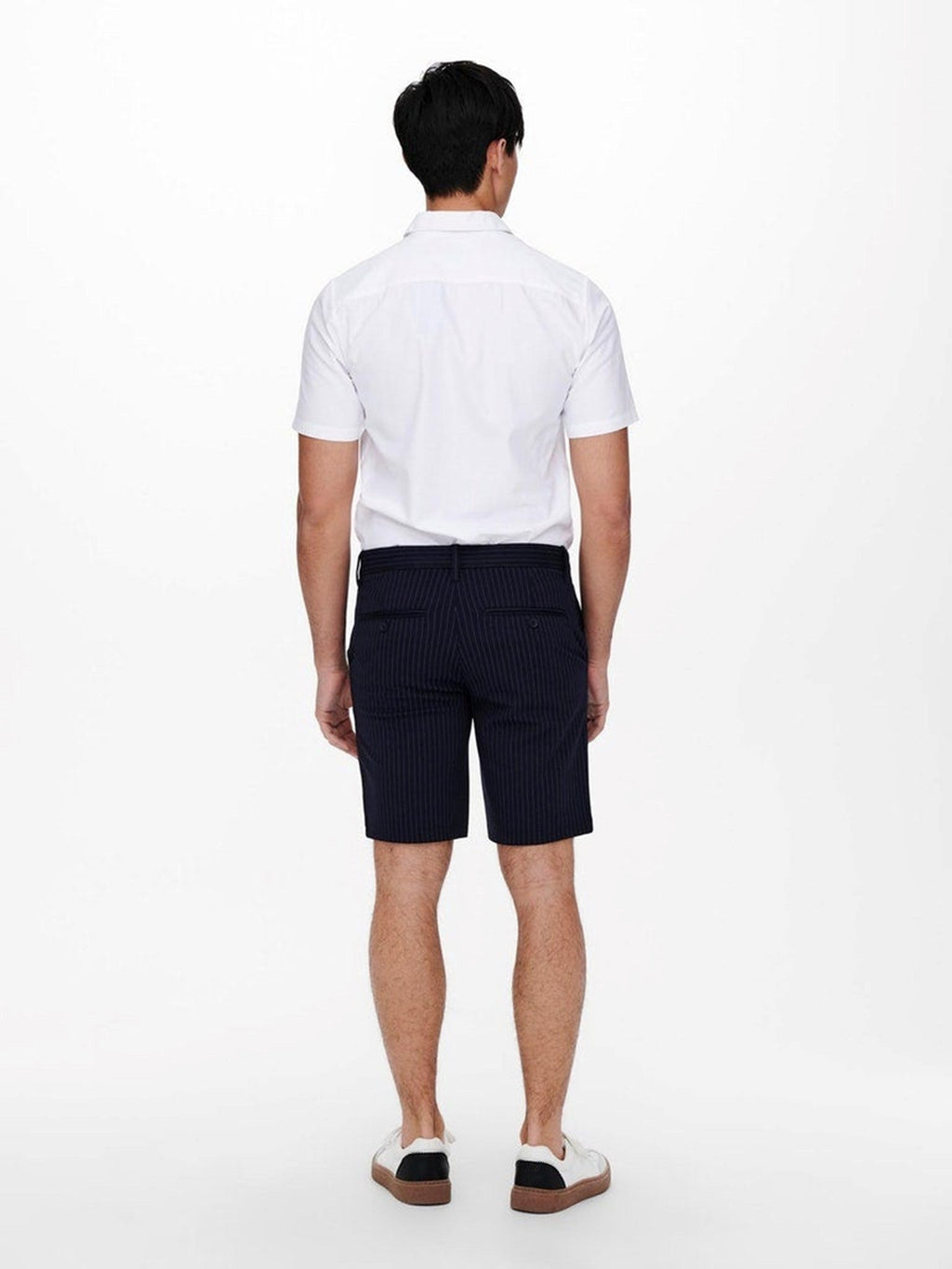 Σημάδι shorts Stripe - σκούρο μπλε