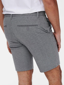 Σημάδι shorts Stripe - ανοιχτό γκρι