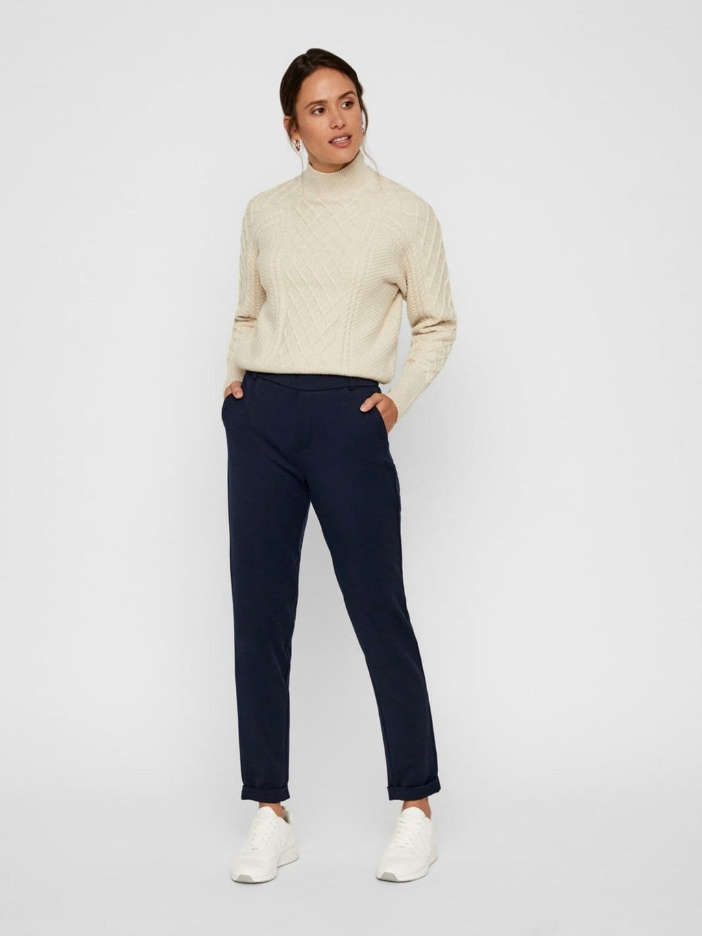 Maya Pants (wide model) - Navy