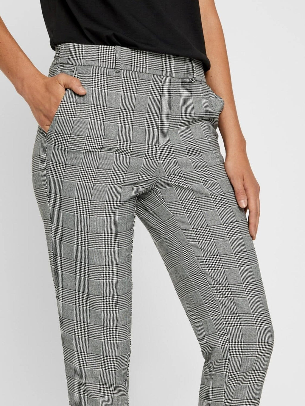 Maya Pants with dice - Gray / White