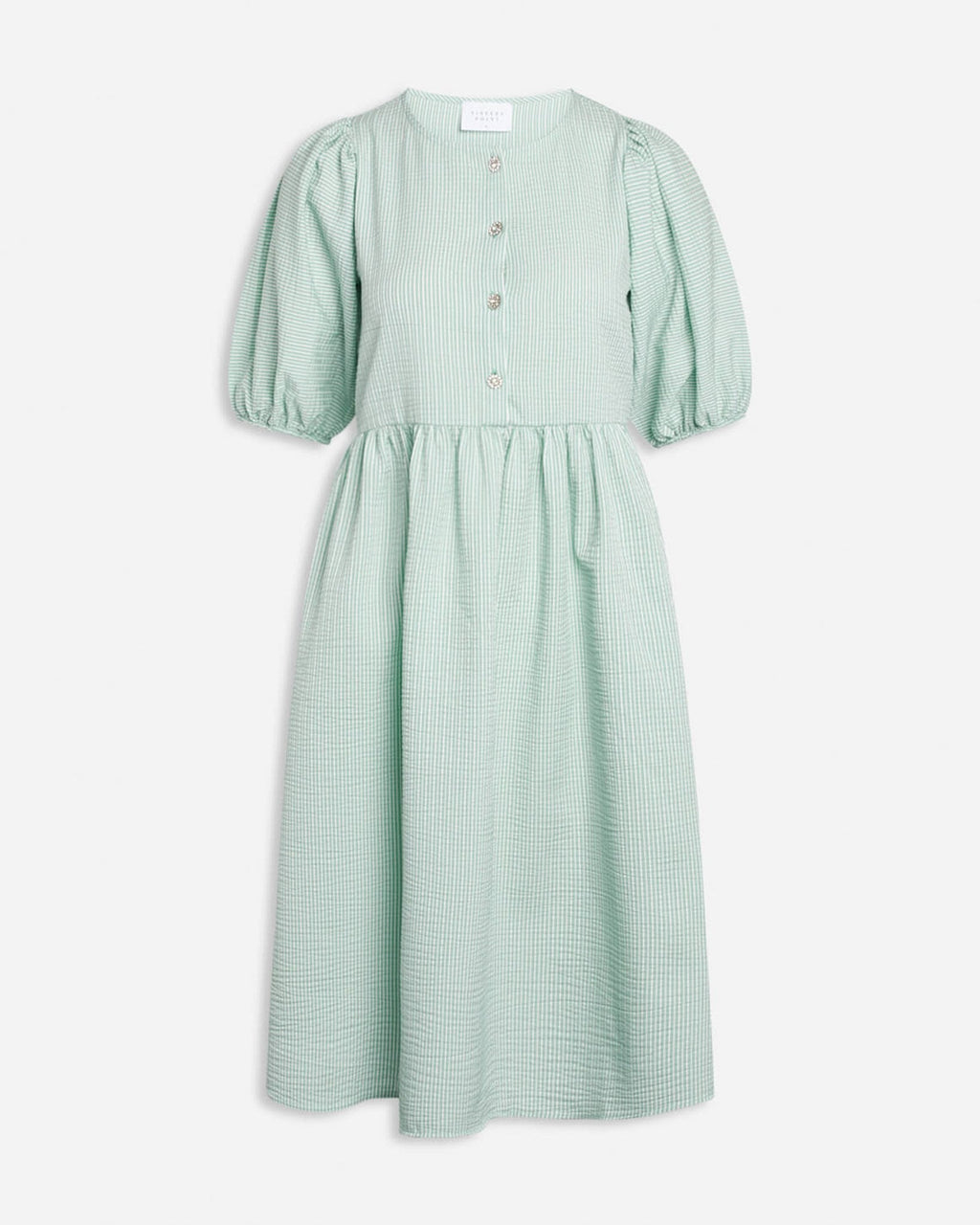 Meca dress - Checkered mint