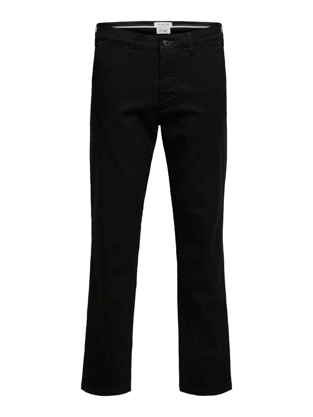 Miles Flex chino pant - Black (organic cotton)