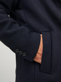 Moulder μαλλί παλτό - ναυτικό blazer