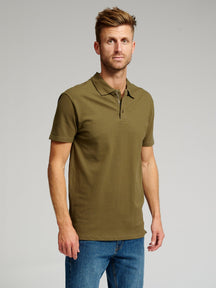Muscle Πόλο πουκάμισο - Πράσινο στρατό