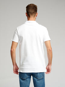 Muscle Πόλο πουκάμισο - Λευκό