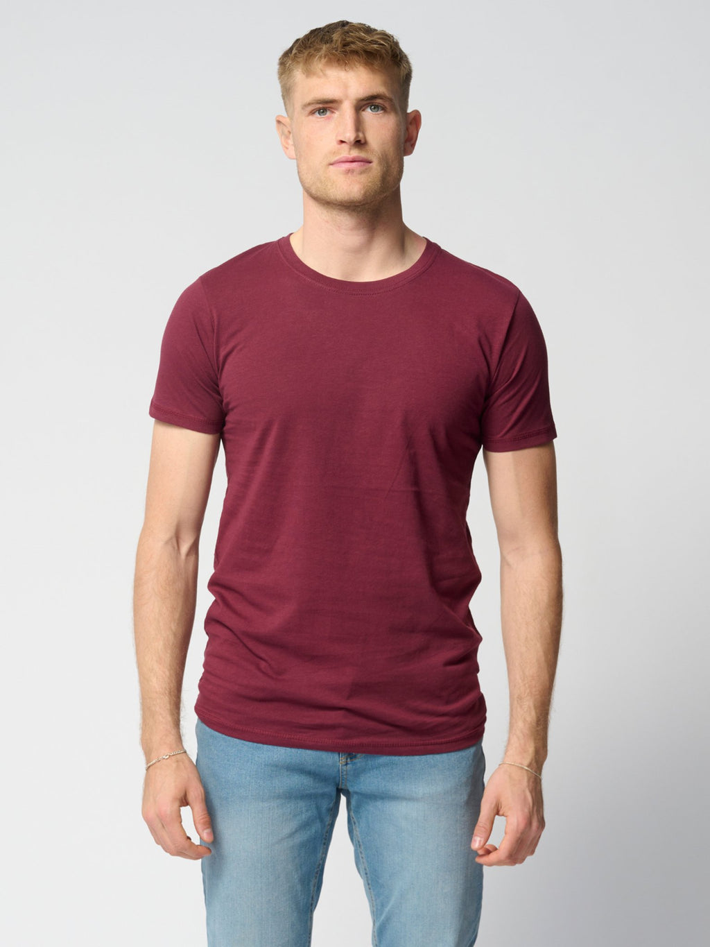 Muscle T -shirt - Βουργουνδία κόκκινο