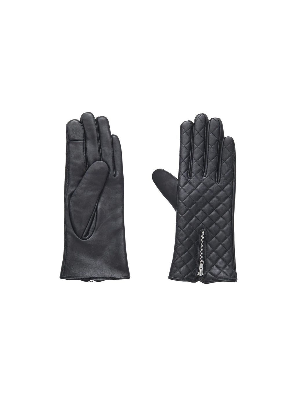 Δερμάτινα γάντια nastina - μαύρα