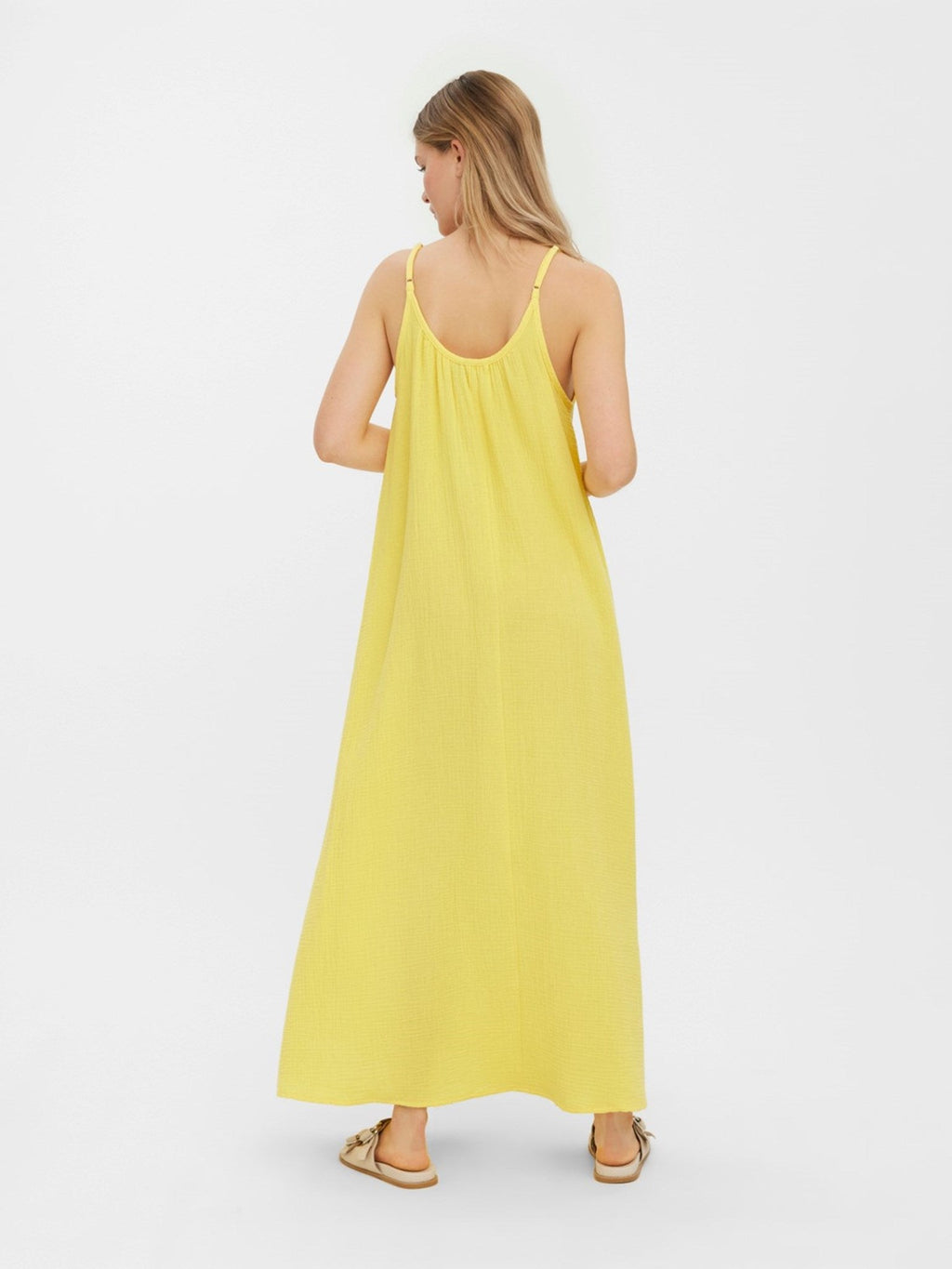 Natali Singlet Dress - Yellow