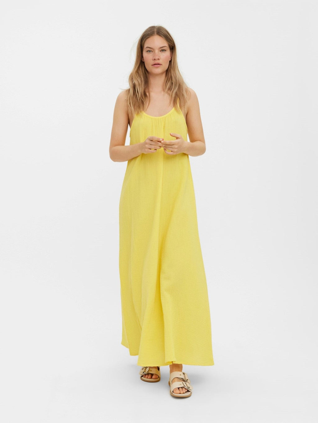 Natali Singlet Dress - Κίτρινο