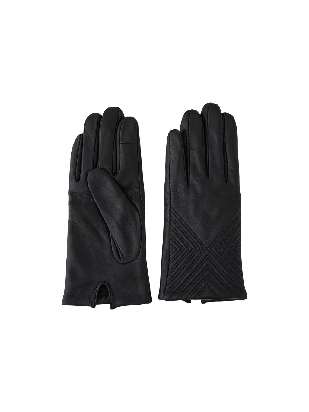 Δερμάτινα γάντια Navia - Μαύρο