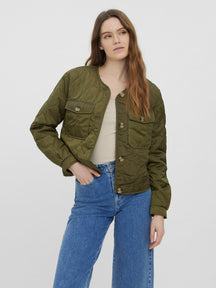 Nella Short Jacket - Dark Olive