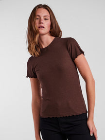 Nicca O -Neck Top - Cinchery Coffee