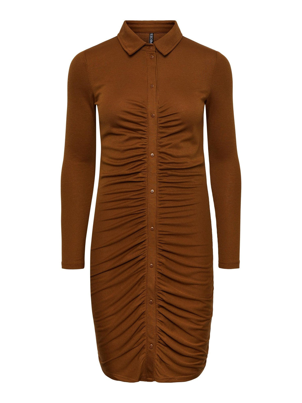 Norma Long Sleeve Dress - Καφέ