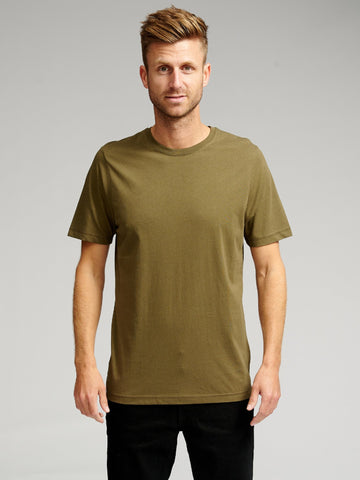 Οργανικός Basic T -shirt - Στρατός