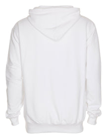 Υπερμεγέθη hoodie - λευκό