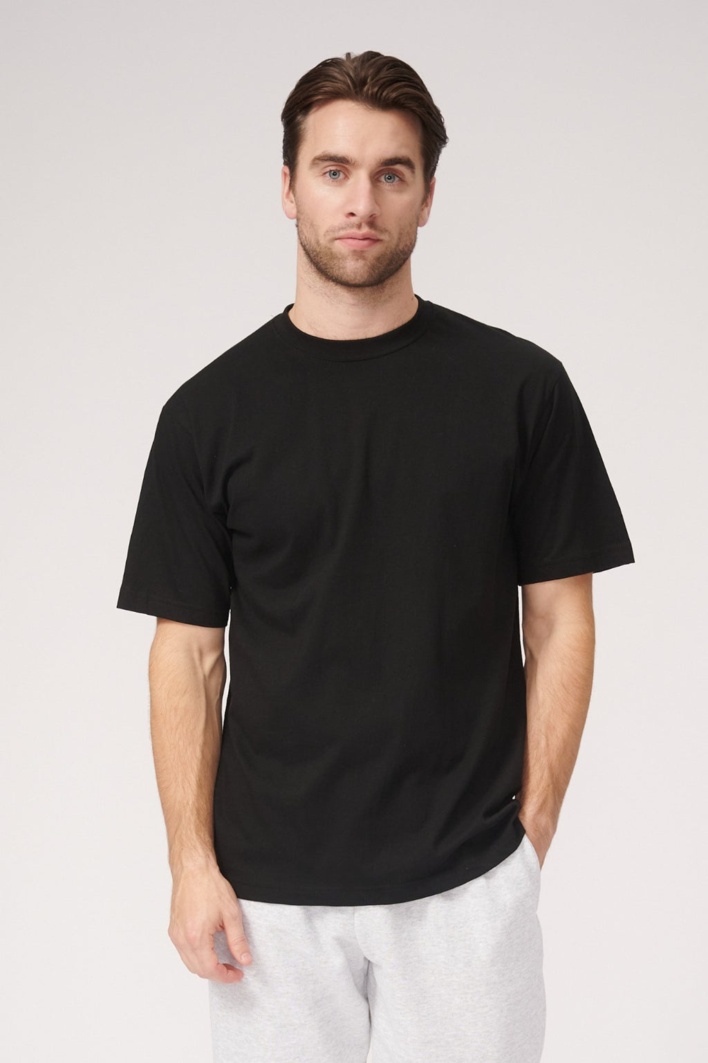 Υπερμεγέθη μπλουζάκι - μαύρο