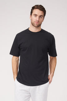 Υπερμεγέθη μπλουζάκι - μαύρο