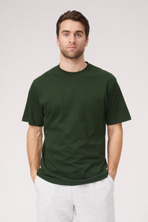 Υπερμεγέθη μπλουζάκι - σκούρο πράσινο
