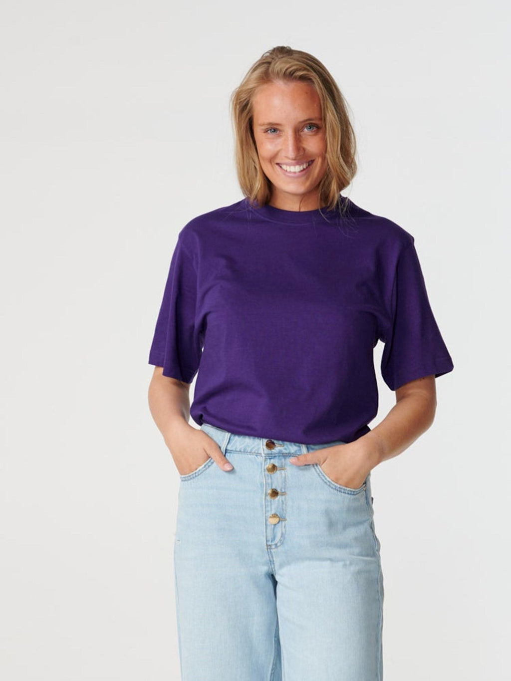 Υπερμεγέθη μπλουζάκι - Violet
