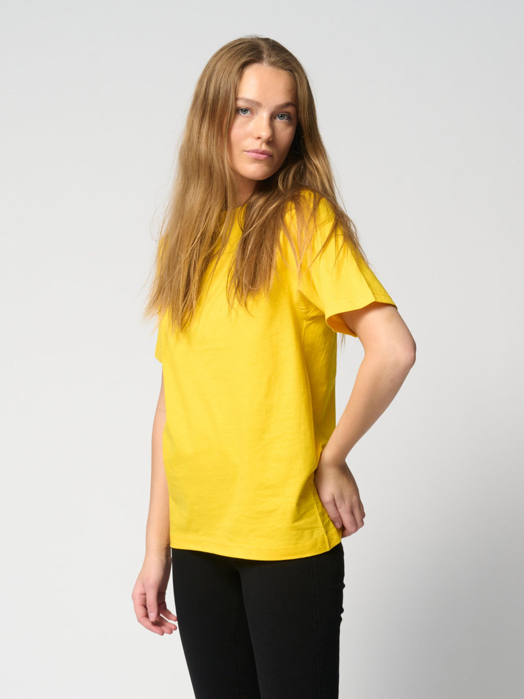 Υπερμεγέθη μπλουζάκι - κίτρινο