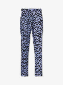 Patterned leggings - Blue leopard