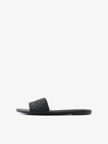 Pernille Quilted Sandal - Μαύρο