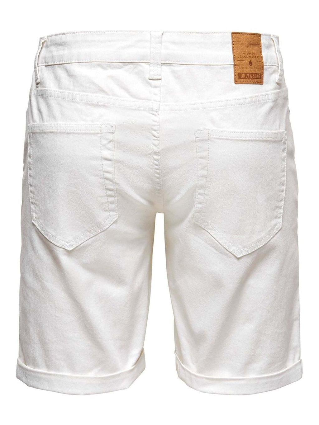Τεντώματος Shorts - Ασπρο