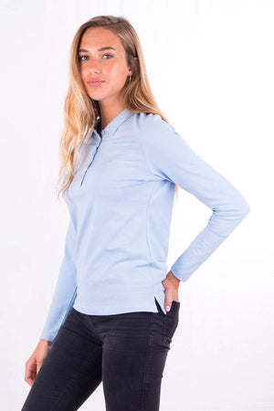 Polo Shirt - Sky Blue - TeeShoppen Group™ - T-shirt - TeeShoppen