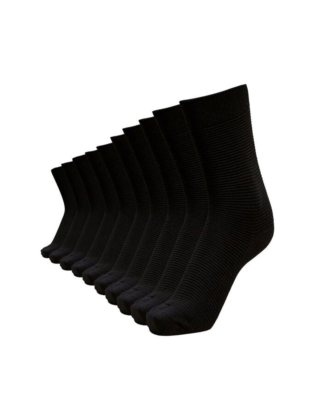 Premium Κάλτσες από πλευράς - μαύρες (10 τεμ).
