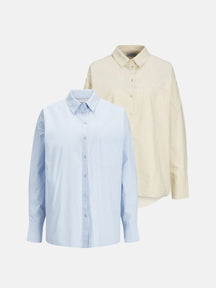Χαλαρωμένο πουκάμισο - Πακέτο (2 τεμ.)