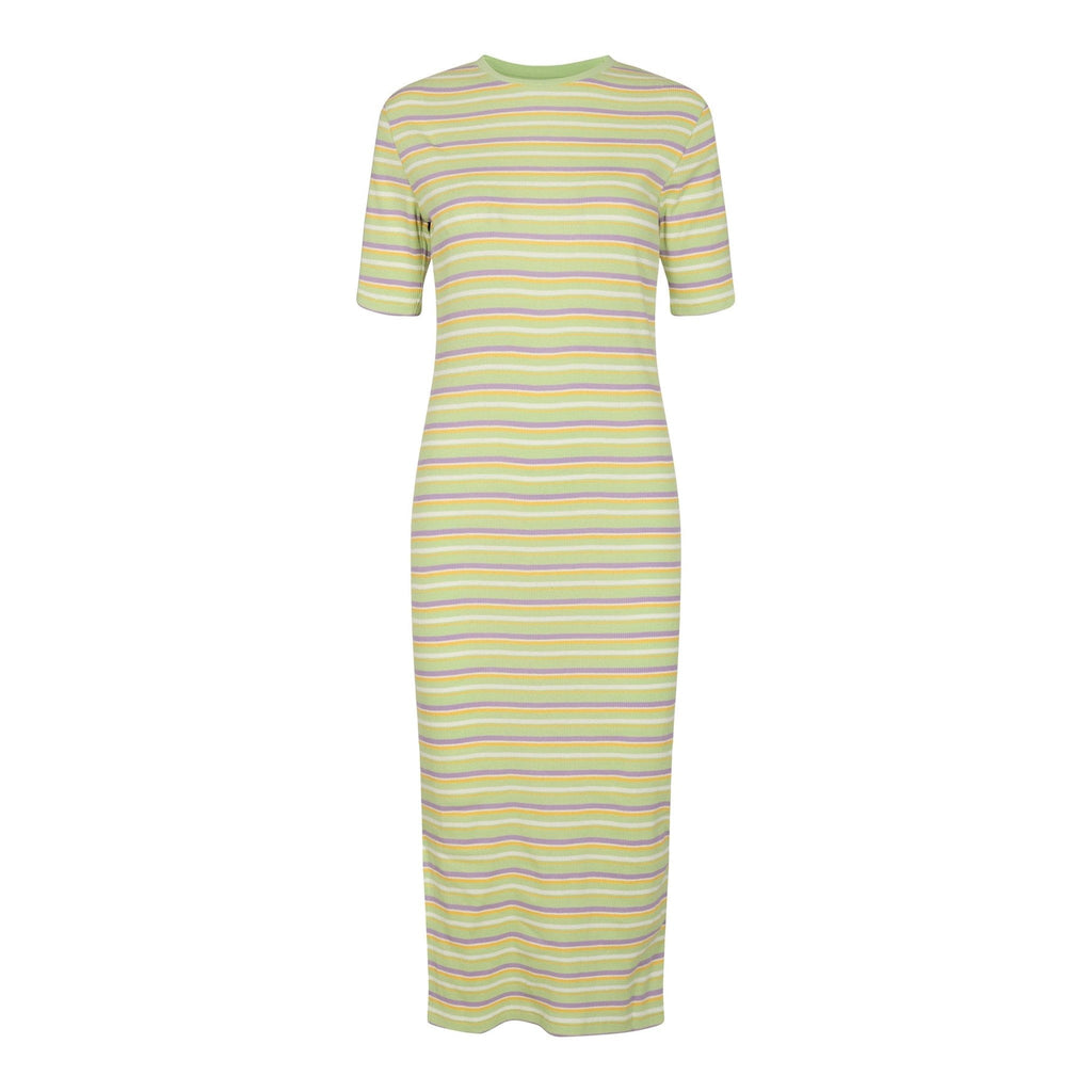 Roberta Dress - Stripe Mint