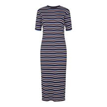 Roberta Dress - Navy Stripe