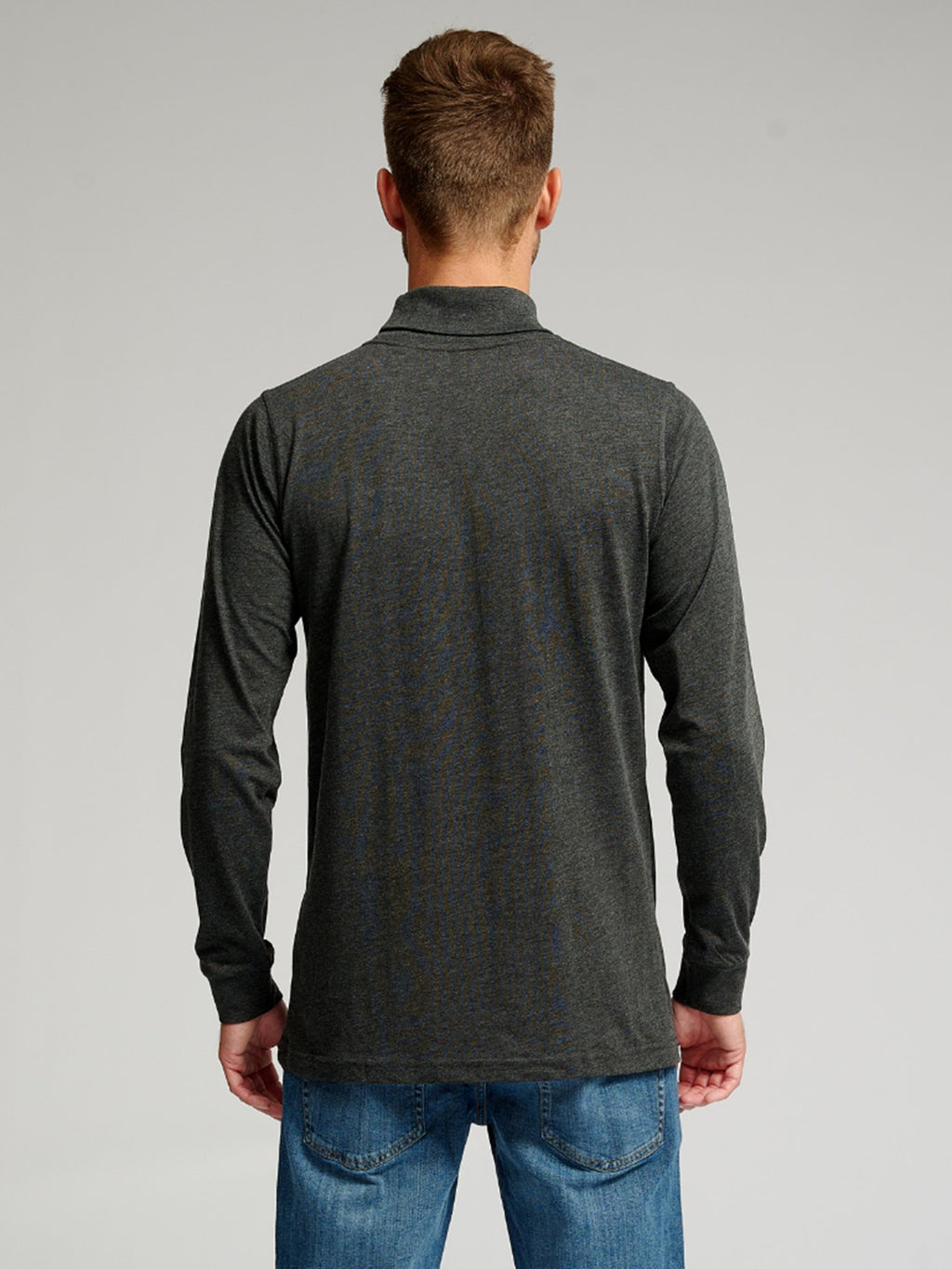 Roll collar sweater - Dark Gray