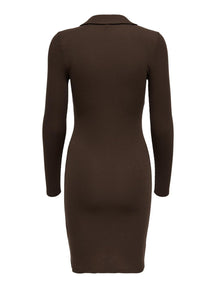 Siva Polo Dress - Hot Fudge