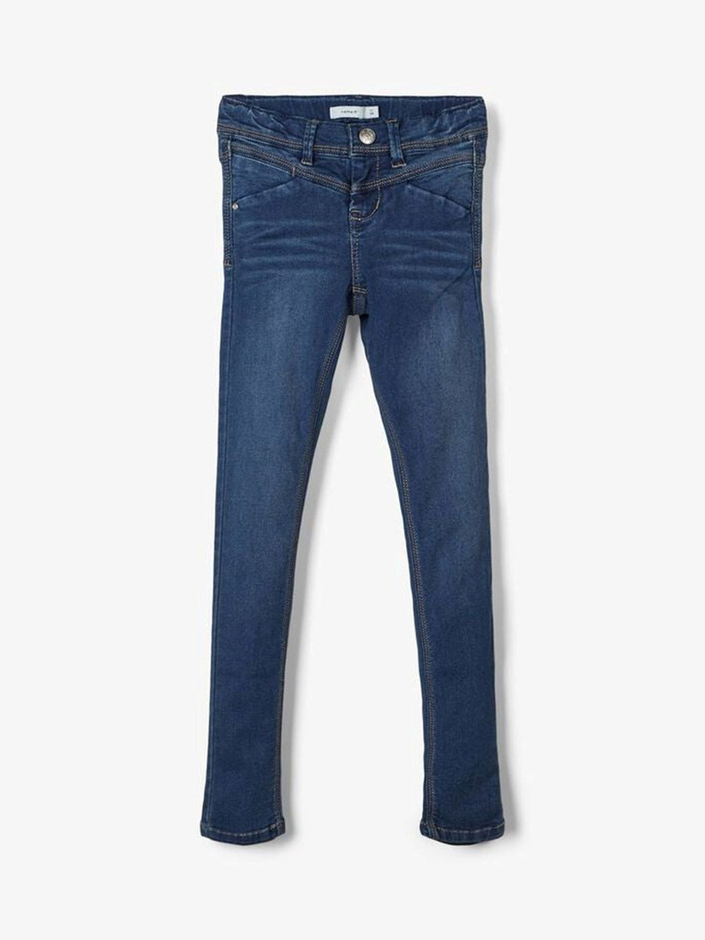 Skinny Fit Jeans - Σκούρο μπλε denim