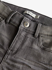 Skinny Fit Jeans σε οργανικό βαμβάκι - γκρι denim