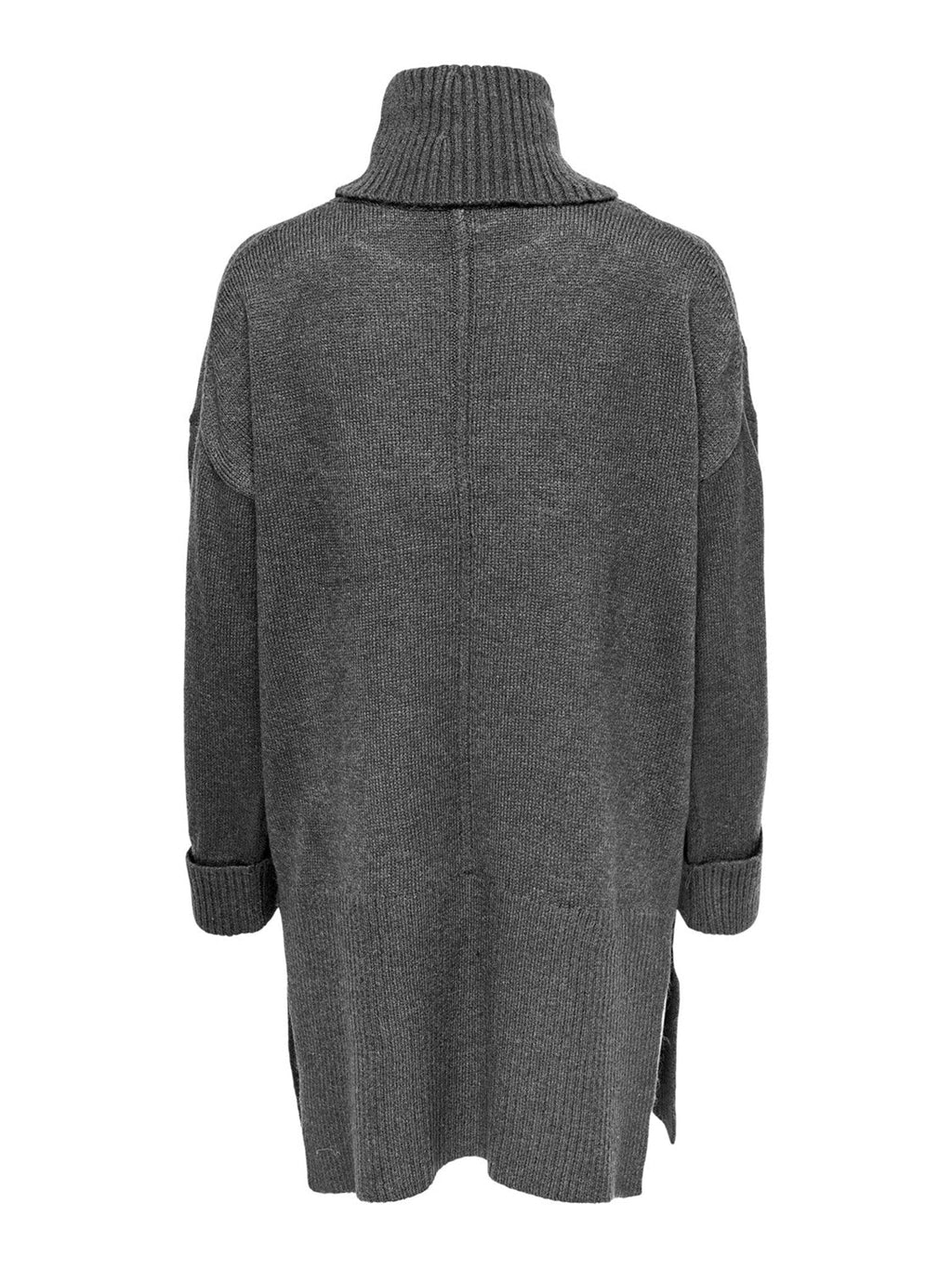 Tatiana Roll Neck Pullover - Dark Grey