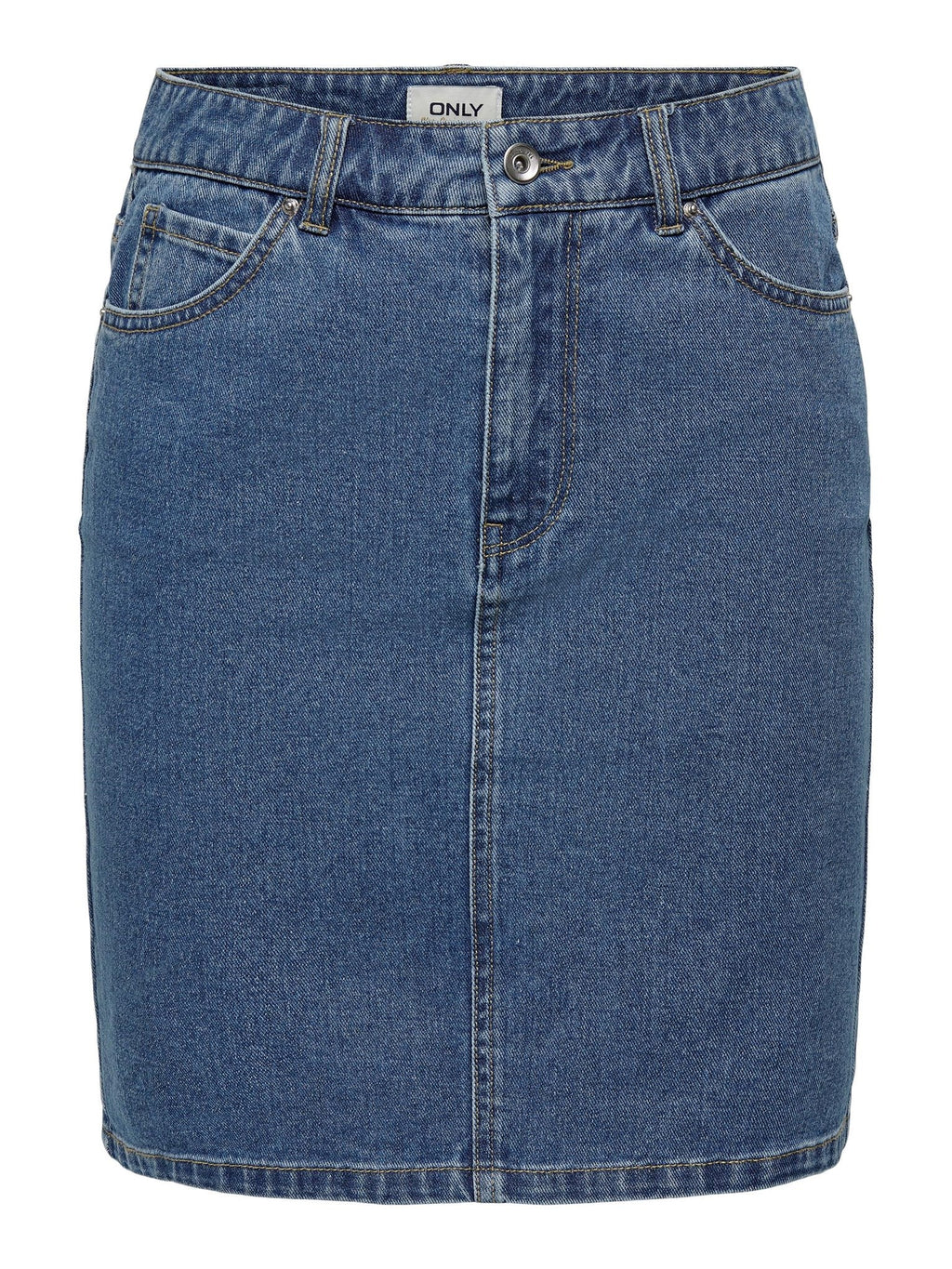 Vega Υψηλή φούστα μέσης - Μεσαίο μπλε denim