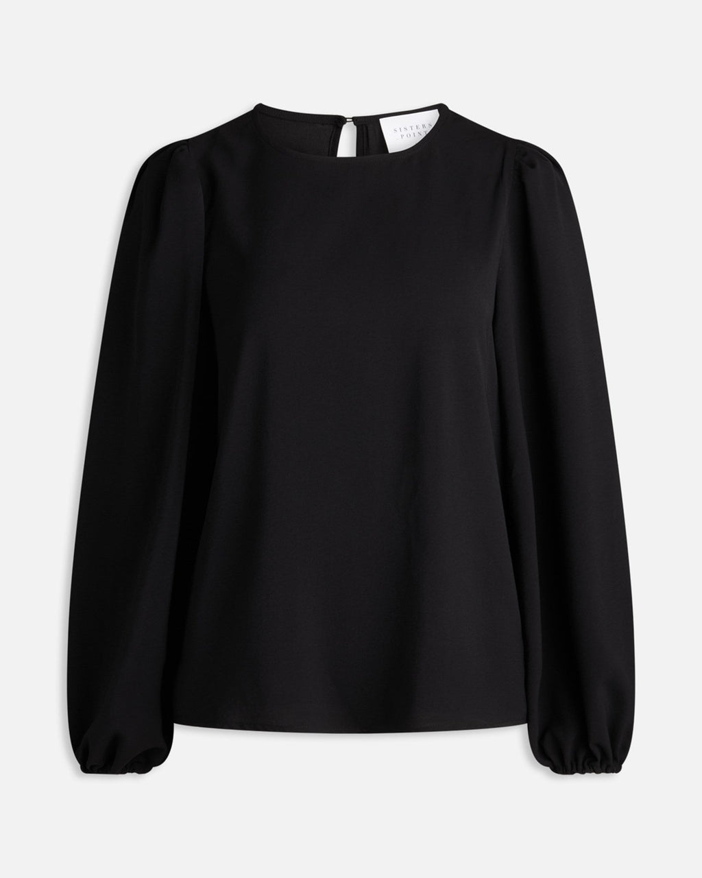 Vella Long Sleeve Blouse - Μαύρο